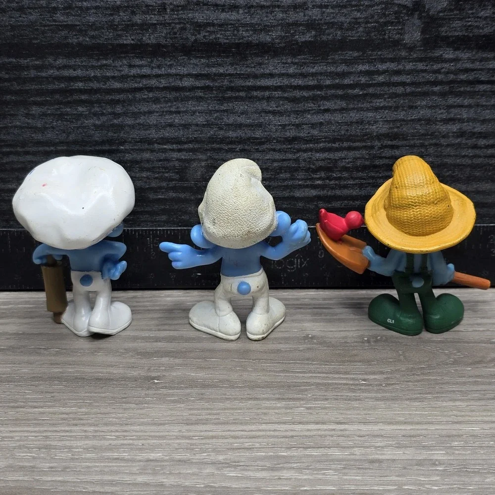 2011-2013 SMURFS Figures Lot Farmer Smooth Baker McDonalds Happy Meal